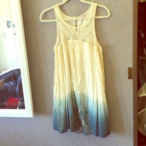 Ombré lace dress